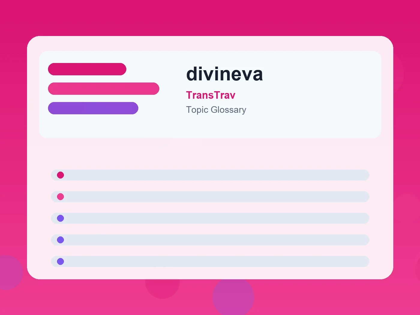 TransTrav divineva guide visual
