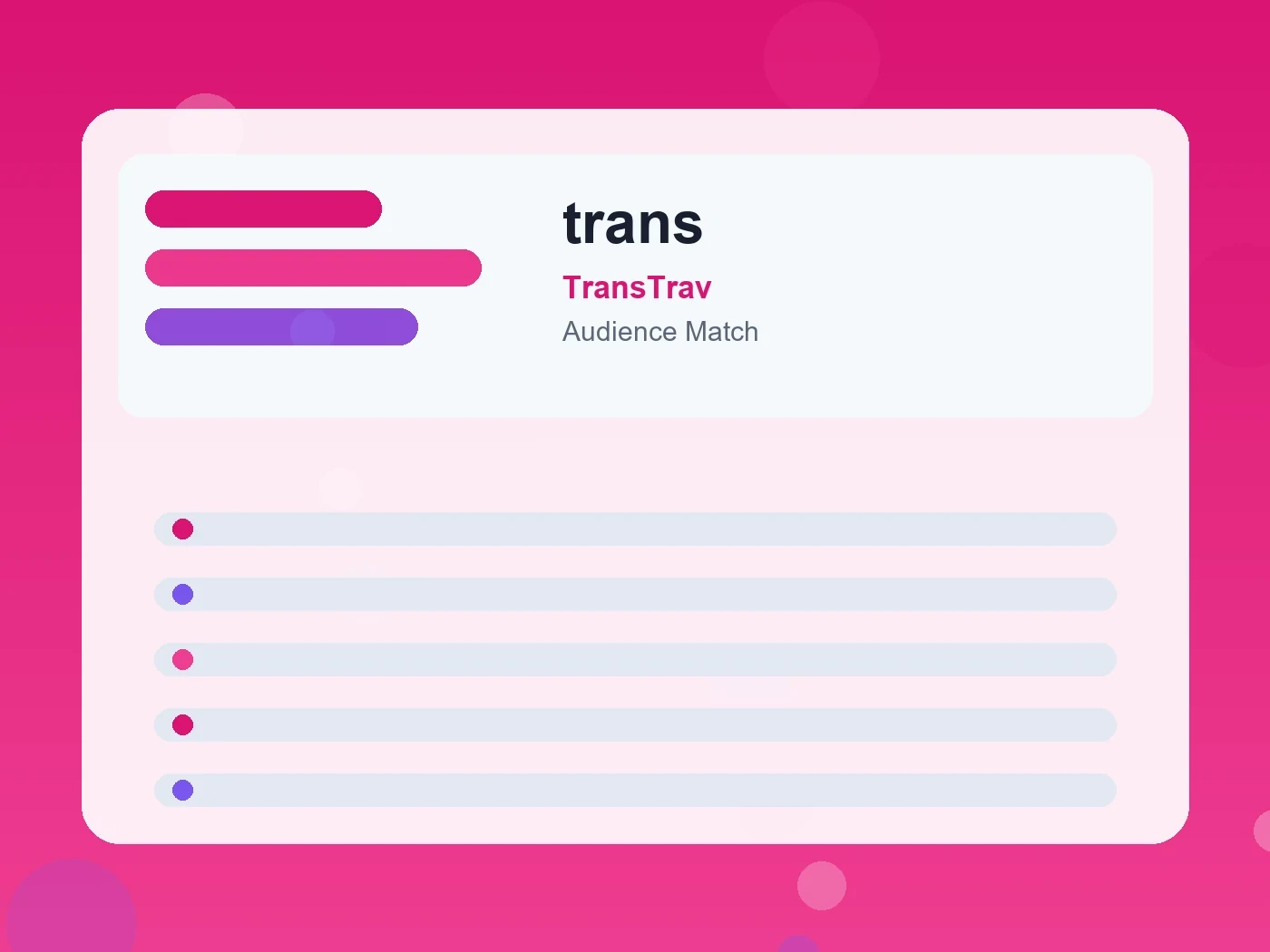 TransTrav trans guide visual