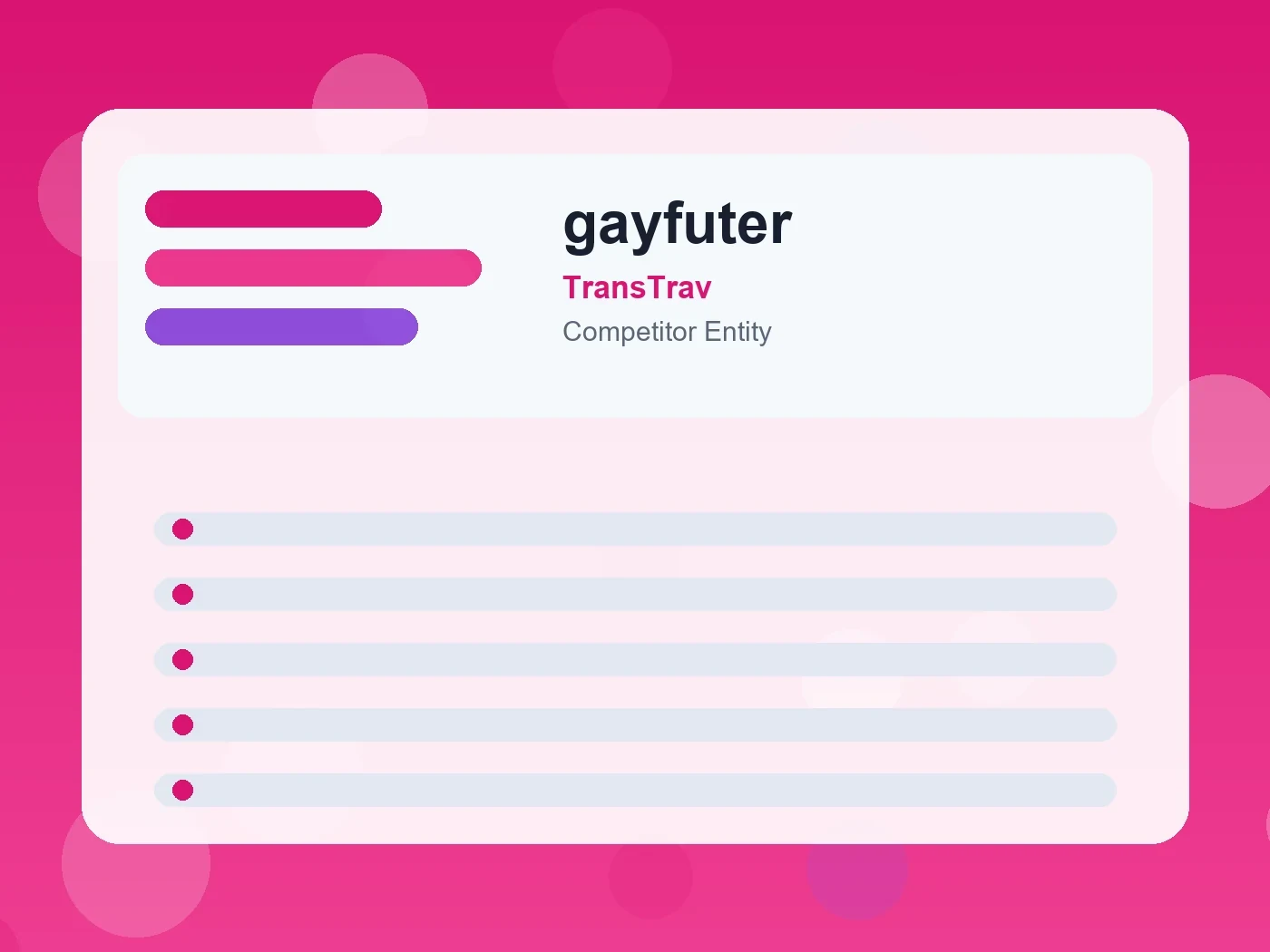 TransTrav gayfuter guide visual