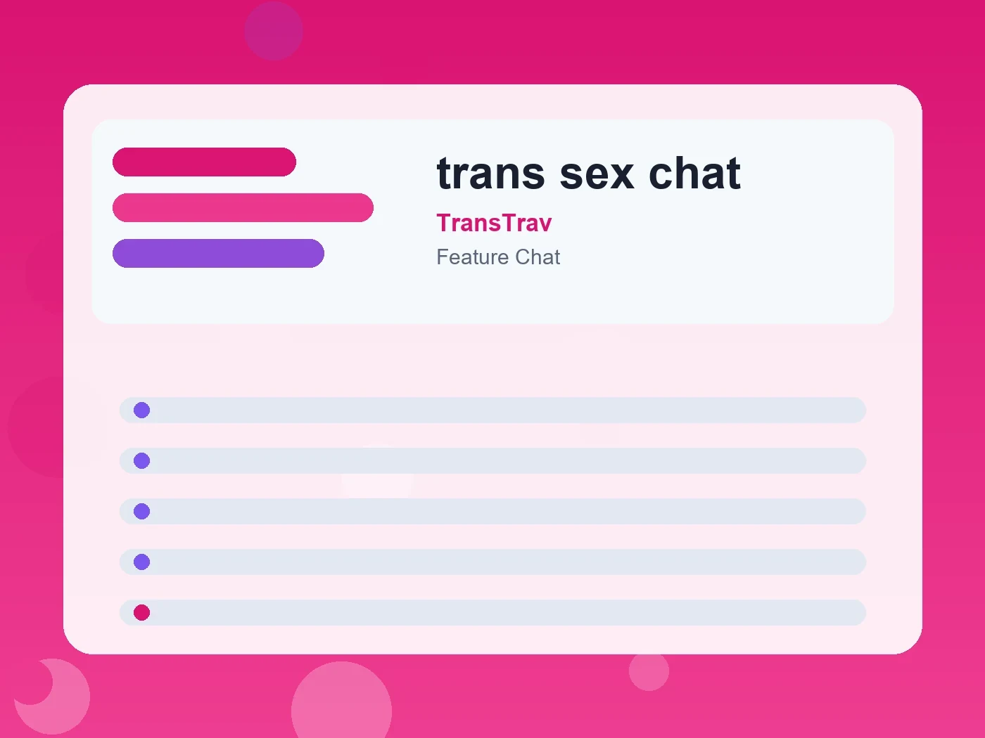 TransTrav trans sex chat guide visual